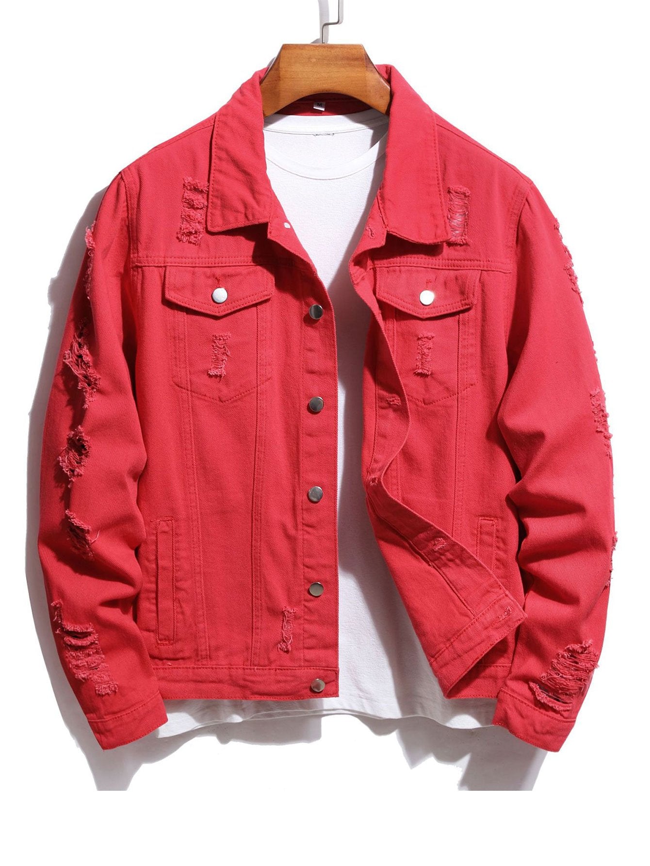 Ripped Denim Jacket